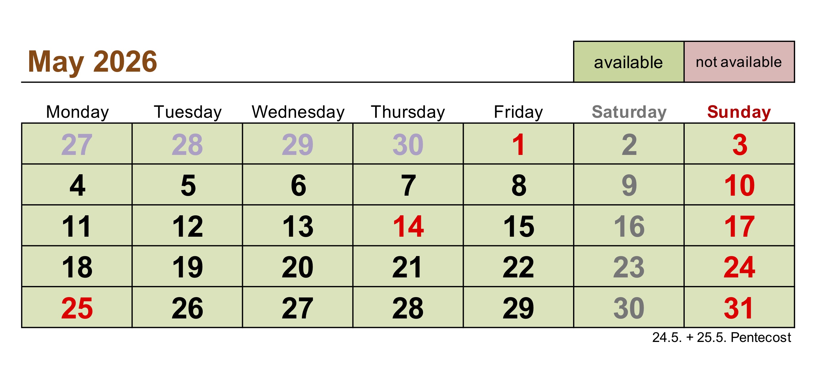 May